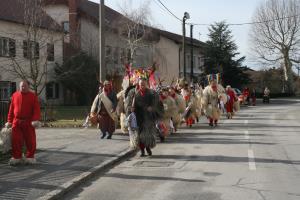 KURENTI NA POTI V DOM JANKA ŠKRABANA